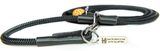 Holiday 4 piece gift set With Promenade Leash in Black with Silver Hardware